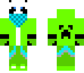 cool green panda