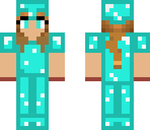 the diamond armor girl