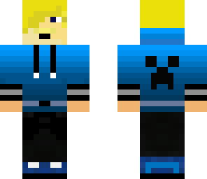 the blonde man