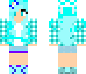 the light blue girl