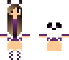 purple cat girl