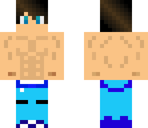a guy with his shirt off