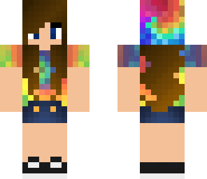 tie dye girl