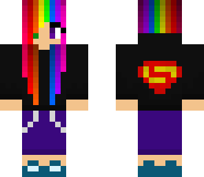 rainbow hair
