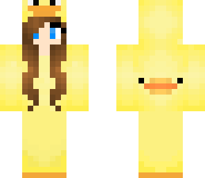 brunette duck onesie