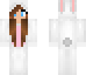brunette bunny onesie