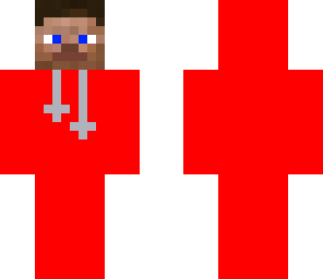 steve in a red hoodle 