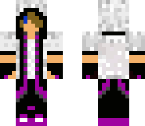 purple and white teen