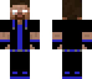 navy blue herobrine