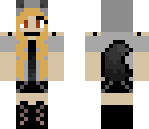 cute grey wolf girl
