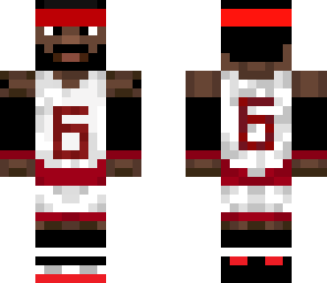 lebron james with red sweat band