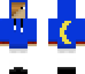 blue hoodie punk