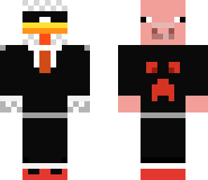 pig with chicken