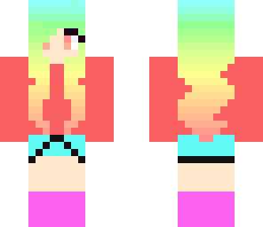 rainbow girl