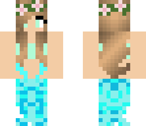 teal mermaid
