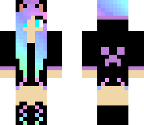cool creeper sweater purple girl