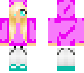 purple nike girl