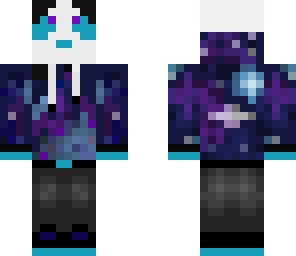 glowing galaxy panda