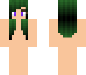 dark green to black hair base