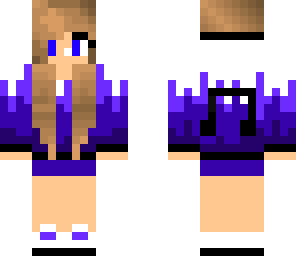 purple music girl