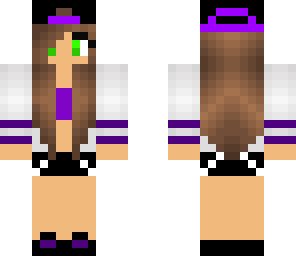 cute purple tomboy
