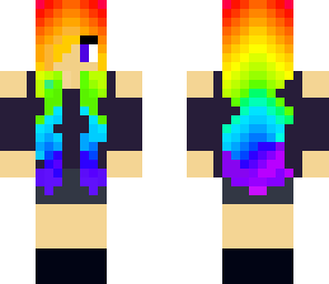 rainbow girl