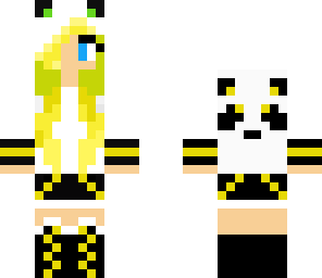 yellow panda teen girl