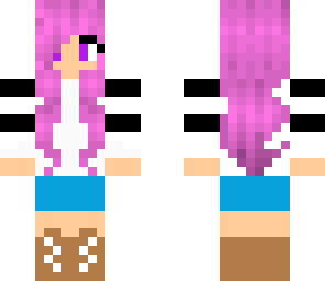 girl with purple hair