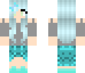 blue girl