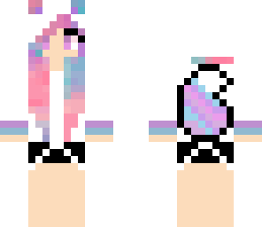 tie dye wolf girl