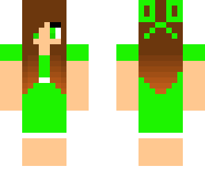 cute green girl redone