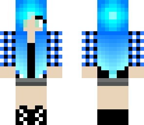 blue plaid