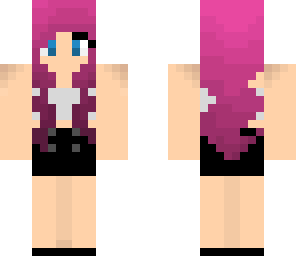 pink ombre girl