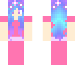 pink and purple belted galaxy girl