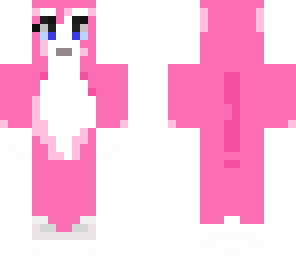 girl pink stampy blue eyes