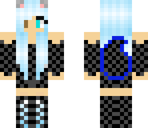 edit of emo wolf girl skin