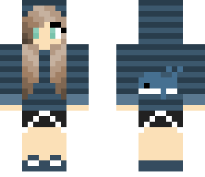 navyblue whale girl