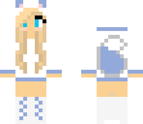 blue wolf girl