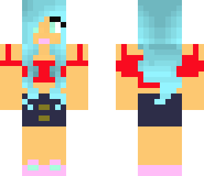 high denim shorts