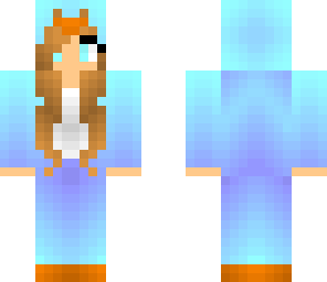 blue and purple penguin girl