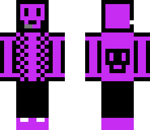 purple skeleton dude