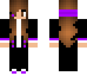 purple gamer girl