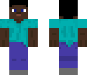 shaved black steve