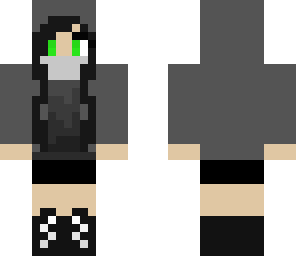 grey hooded girl