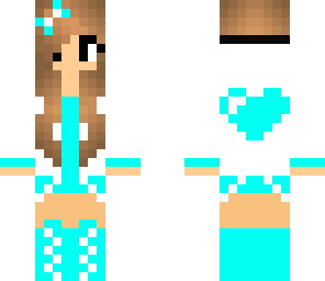 headphone girl blue