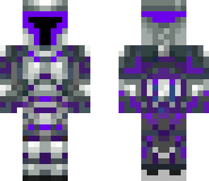 space bounty hunter purple