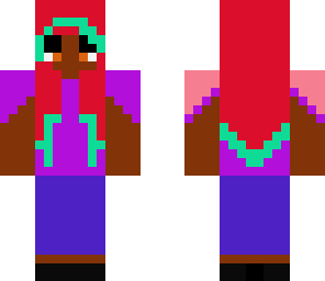 brown and pink girl