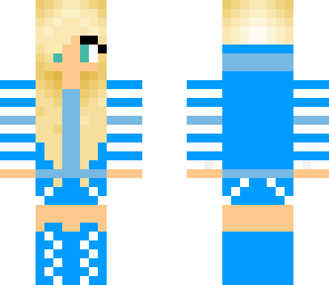 blue girl