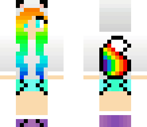 rainbow fox girl