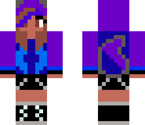 purpule and blue wolf